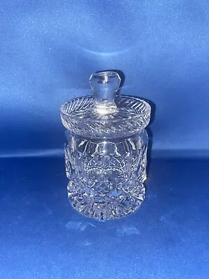 Buy Vintage Cut Glass Preserves Marmalade Jam Honey Pot Jar Lidded Glass Storage • 9.95£