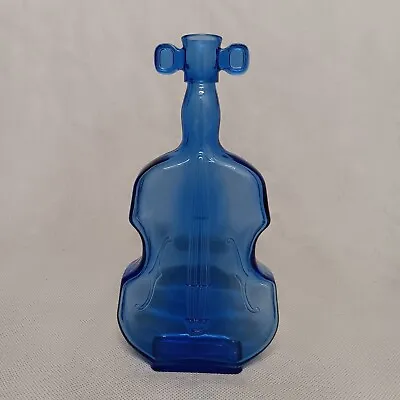 Buy Cobalt Blue Violin Cello Bottle Vase 8  X 4  • 14.18£