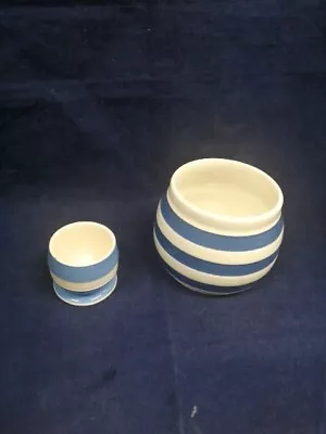 Buy Vintage Staffordshire Chef Ware, Blue & White Small Bowls • 5.99£