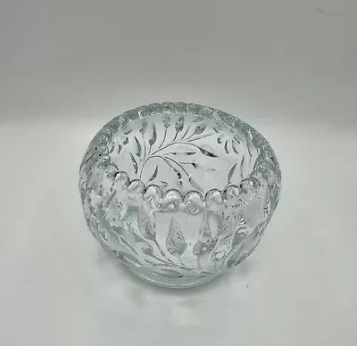 Buy Rare Westmoreland Glass Wildflower & Lace Stretch Glass Rose Bowl Or Votive • 14.40£