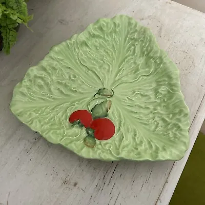Buy Carlton Ware Pottery Leaf Dish Plate Bowl With Tomato’s 8.5 Inch By 8.5 Inch • 4£