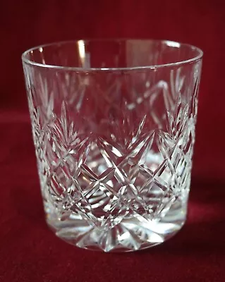 Buy Edinburgh Crystal  -  'Old Fashioned' Whisky Glass / Tumbler - Signed • 7£
