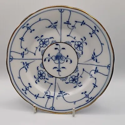 Buy Blue & White Lace Style Pattern Porcelain Bone China Plate 19cm • 5.99£