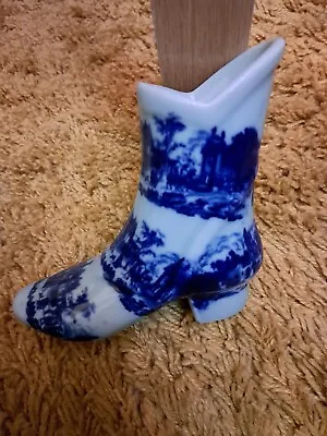 Buy Victoria Ware Ironstone Flow Blue Boot • 37.99£