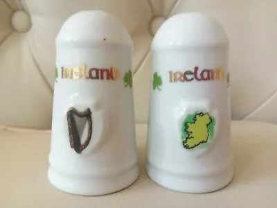 Buy Carrigaline Pottery Salt & Pepper Pots Cork Ireland • 9.99£