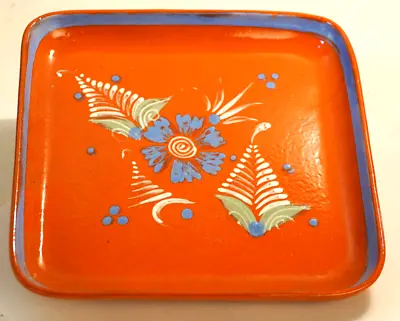 Buy El Palomar Hand Made Mexico Pottery Tray/Dish Lead Free 10.5  Square Red Clay • 23.71£