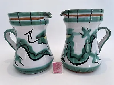 Buy Tintagel Pottery Cornwall Dragon Design Pair Of Milk Jugs • 14.99£