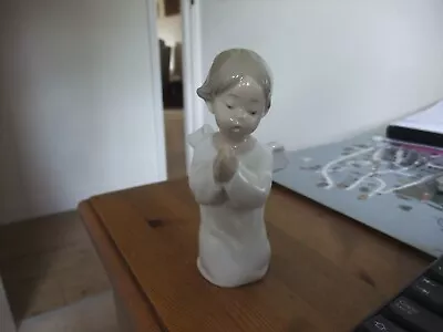 Buy Fabulous Lladro Figurine Of Angel Praying 4538 1970. • 18.99£