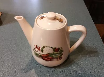 Buy Villeroy & Boch Teapot Made In Luxembourg Unusual Vegetable Pattern! • 23.71£