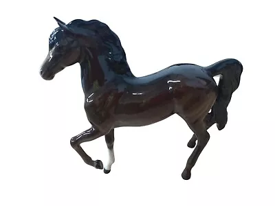 Buy Royal Doulton Brown Black Glossy Horse Ornament Collectable Equine Vintage  • 19.79£