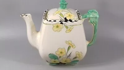 Buy Burleigh Ware Primrose Teapot   Art Deco • 29.99£