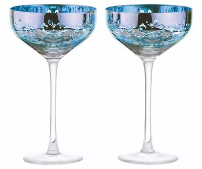 Buy Set Of 2 Peacock Champagne Flute • 29.25£
