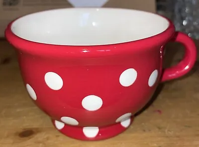 Buy Laura Ashley Polka Dot Ceramic Mug  Red & White • 5£