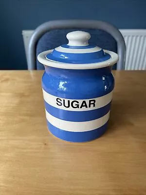 Buy T G Green Cloverleaf Cornishware Sugar Storage Jar • 4.99£
