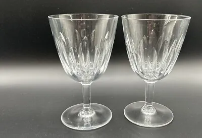 Buy Baccarat Crystal Lorraine Water Glasses 5 7/8” France Set Of 2 • 77.09£