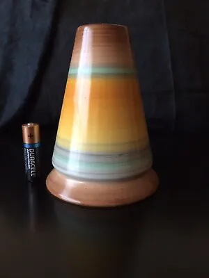 Buy Shelley Harmony Small Volcano Vase In Brown/Amber/Green/Grey Bands • 37.99£
