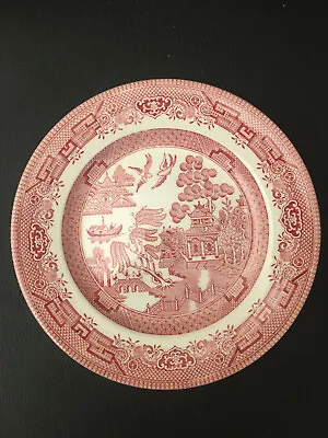 Buy Churchill China England Willow Rosa Pink Pattern Salad Plate 8 1/8  • 14.46£