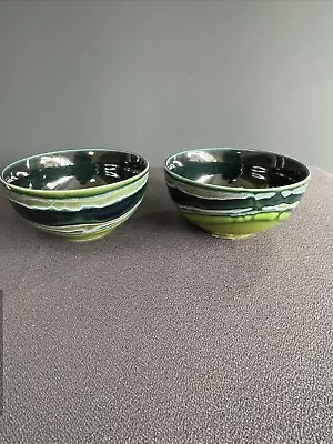 Buy 2 X Poole Pottery Decorative Bowls Maya Art Rare Vintage  • 55£
