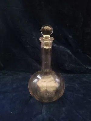 Buy Antique Edwardian Glass Decanter  • 9.80£