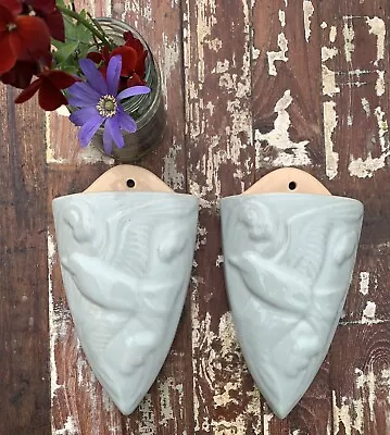 Buy A Pair Of Art Deco Seagull Wall Pockets By Lovatts/Langley Mill (Denby Interest) • 15£