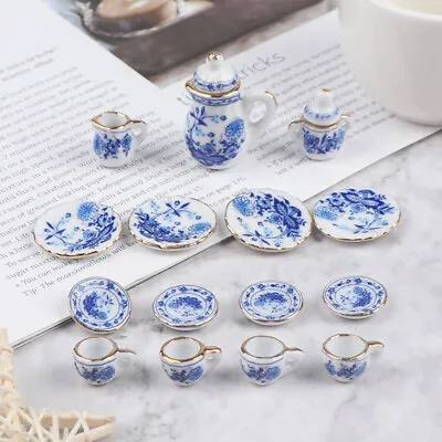 Buy Dolls House Miniature 1:12th Scale Tableware Ceramic Tea Cups Plate Accessories • 6.29£