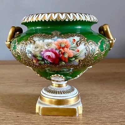 Buy Very Pretty Antique Miniature Royal Worcester Porcelain Urn Shaped Vase C1903 • 1.20£