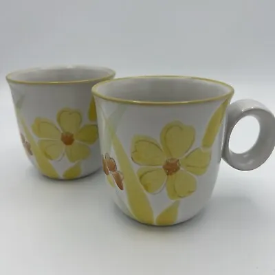 Buy Vintage Noritake Essay China Stoneware Yellow Flower Japan Mug Cup Rare 8575 • 19.17£