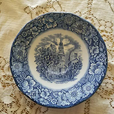 Buy Vintage Staffordshire Ironstone Liberty Blue Ceramic Dinnerware • 66.25£