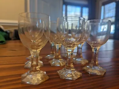 Buy 9 Kosta Boda Crystal Small Sherry / Liquor Shot Glasses - Nordic - 3 3/8  Tall • 43.22£
