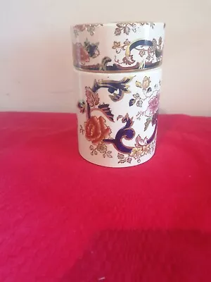 Buy Masons Blue Mandalay Tea Caddy/sugar Bowl/storage Jar 5.5 Inch Tall That's 14cm • 10£