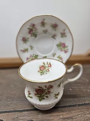 Buy Royal Minister Fine Bone China Made In England Tea Cup & Saucer Rose Flower READ • 12.44£