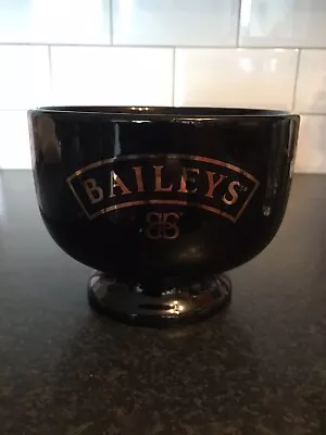 Buy Baileys Large Bowl Black And Gold New  • 7.50£