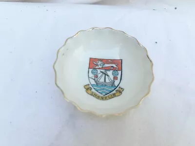 Buy Vintage Crested Ware Ceramic Pin Dish Shanklin Iow Souvenir Wh Goss • 29.99£