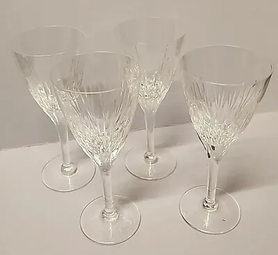 Buy 4 STUART CRYSTAL STEMMED GLASSES SALISBURY LITCHFIELD 16.5cmH  • 79.04£