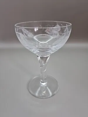 Buy Stuart Crystal Richelieu Champagne Saucer/ Cocktail Signed 4 1/4 Inch • 20£