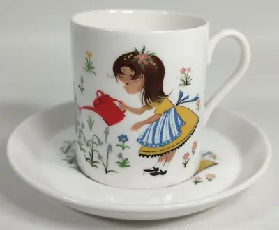 Buy Royal Tuscan Nursery Rhyme Mary Mary Quite Contrary Fine Bone China Cup & Saucer • 8.99£