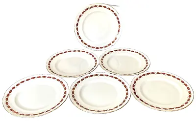Buy Set Of 6 Paragon ELEGANCE Pattern Fine Bone China 10 3/4  (27.5cm) Dinner Plates • 36£