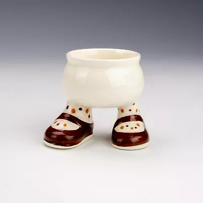 Buy Vintage Carlton Ware Pottery - Walking Wear Egg Cup - With Brown Sandals • 9.99£