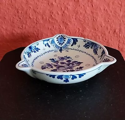 Buy Vintage Small Delft Ware Ashtray Pin Dish Blue White Netherlands Holland • 10£