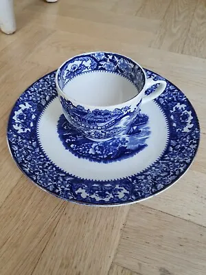 Buy Vintage Swinnertons OLDE ALTON WARE England Plate And Cup Blue & White C. 1930s • 10£