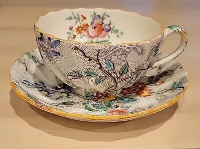 Buy Spode Copeland Patricia Pattern Chintz Flowers Cup Saucer Set • 24£