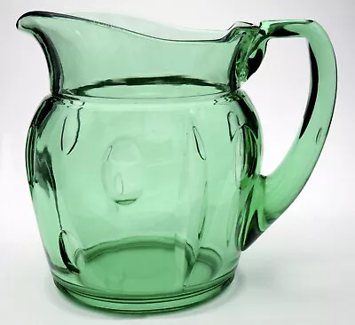 Buy Duncan And Miller Plaza Deco Green Pitcher • 67.12£