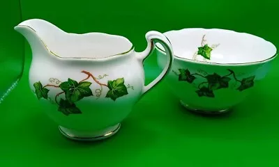 Buy Colclough Bone China  Ivy Leaf Sugar Bowl Cream Milk Jug New Unused • 9£