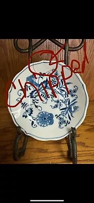 Buy Blue Onion Pattern Saucer By Blue Danube Japan Vtg Kitchen Tea Dish *chipped • 3.84£