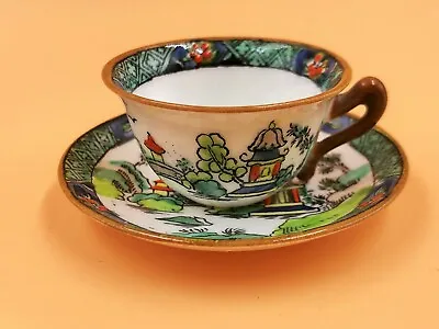 Buy Crown Staffordshire Chinese Willow/Ye Olde Willow Oriental Miniature Duo. 5356. • 39.99£