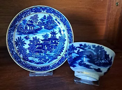 Buy Flight Period Antique Worcester  Tea Bowl And Saucer C. 1785 • 9.99£