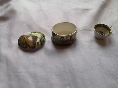Buy Bone China Ornaments. Small Pot And Cup. Excellent Condition. • 20£