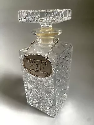 Buy Vintage Glass Whiskey Decanter - Excellent Condition • 22£