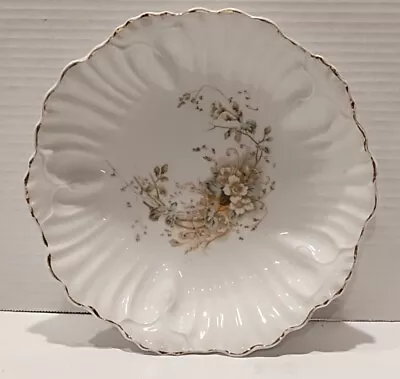 Buy Antique KPM China Serving Dish Made In Germany Spring Flowers • 42.52£
