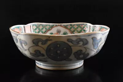 Buy F8365: Japanese Old Imari-ware Colored Porcelain Gold Paint Phoenix PLATE/dish • 23.57£
